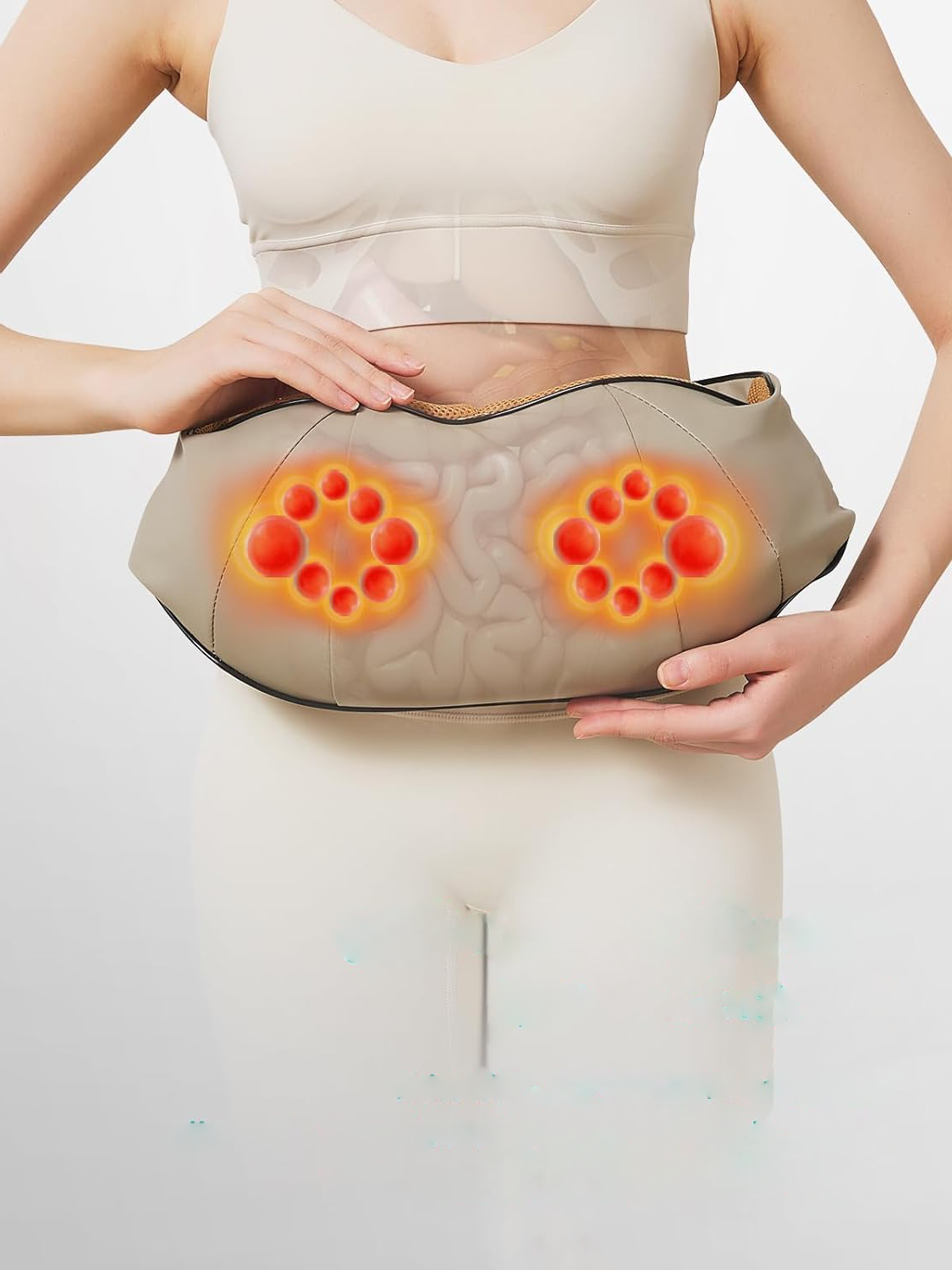 Basicxl | Elektrisk mavemassager mod forstoppelse og oppustethed