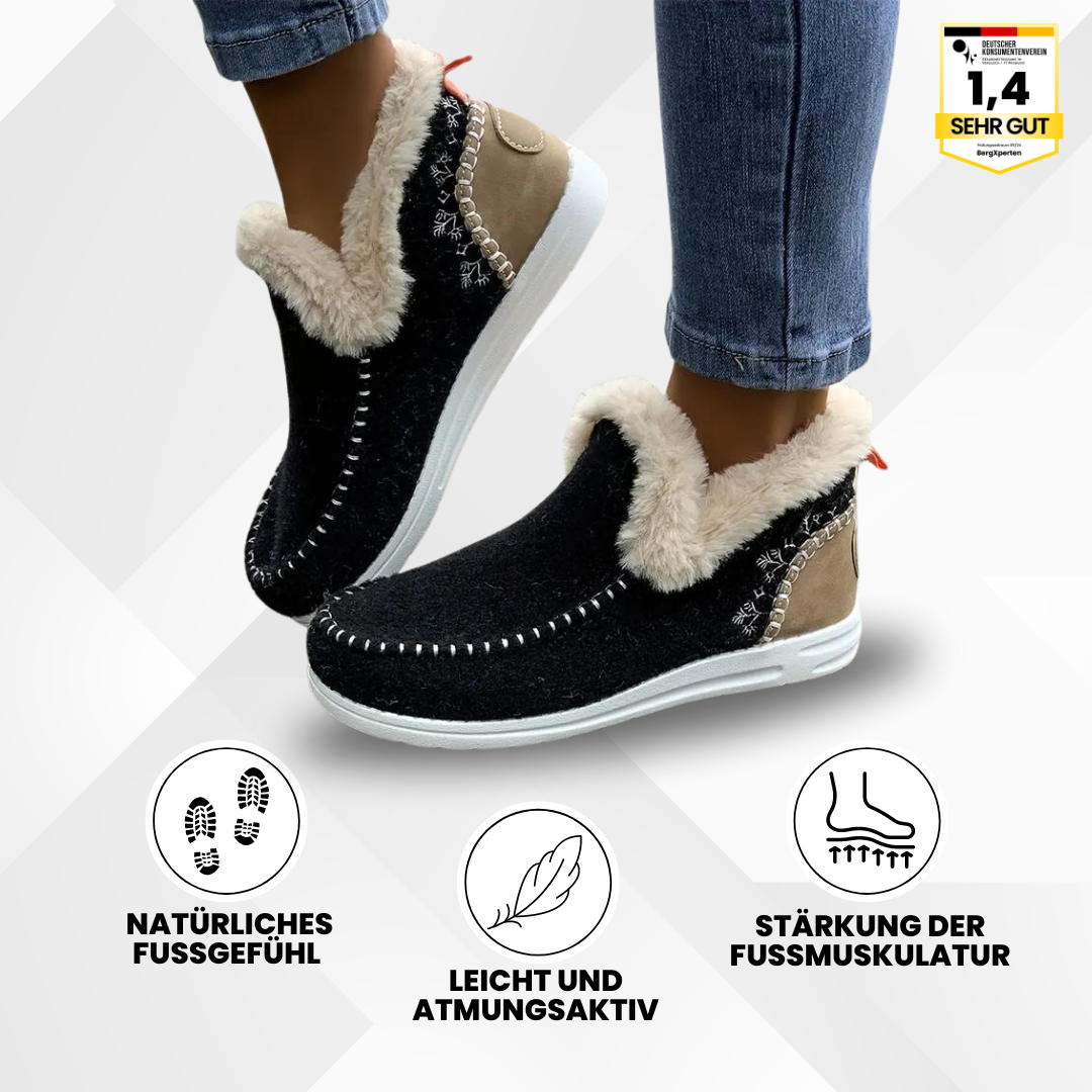 Basicxl | OrthoComfy – Ergonomisk ortopædisk sko med plysforing
