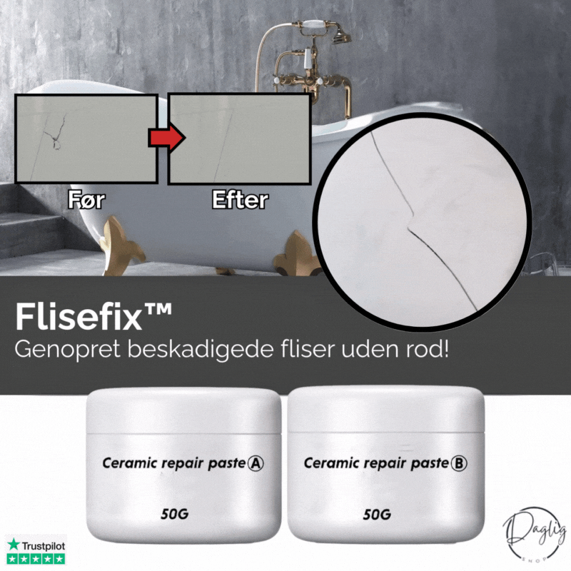 Basicxl | Genopret beskadigede fliser uden rod!