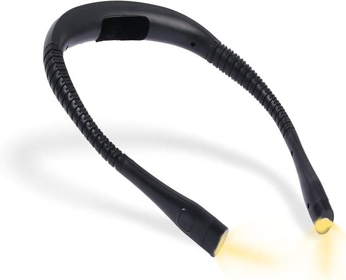 Basicxl | Ledsen ReadingLamp: Genopladelig LED Hals Lys Fleksibel Læselampe