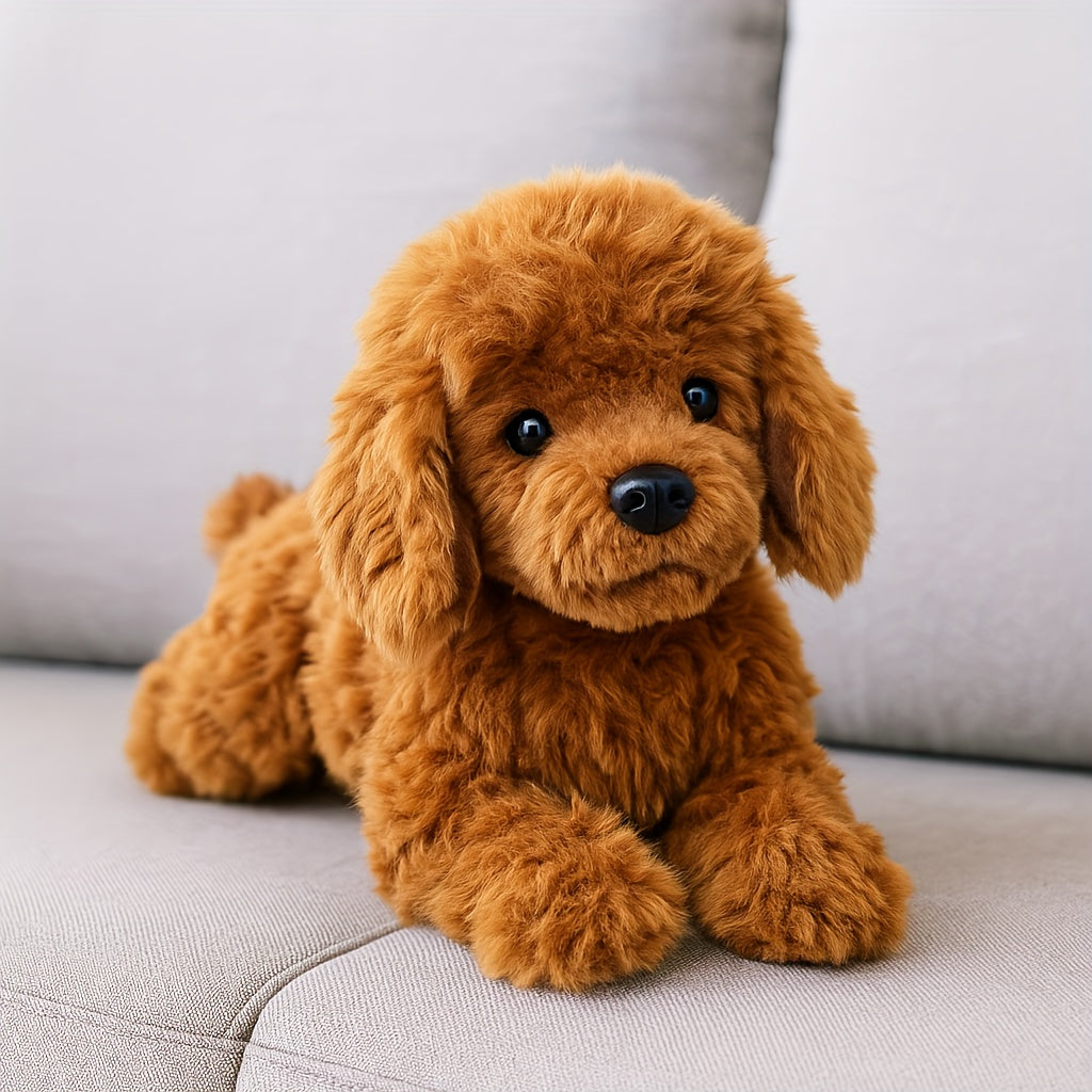 Basicxl | Plysdyr i form af en hund – Blødt teddyhundehvalp til børn