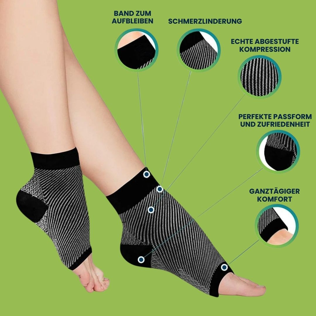 Basicxl | Lifesocken – Strømper med gradueret kompression til blodcirkulationen