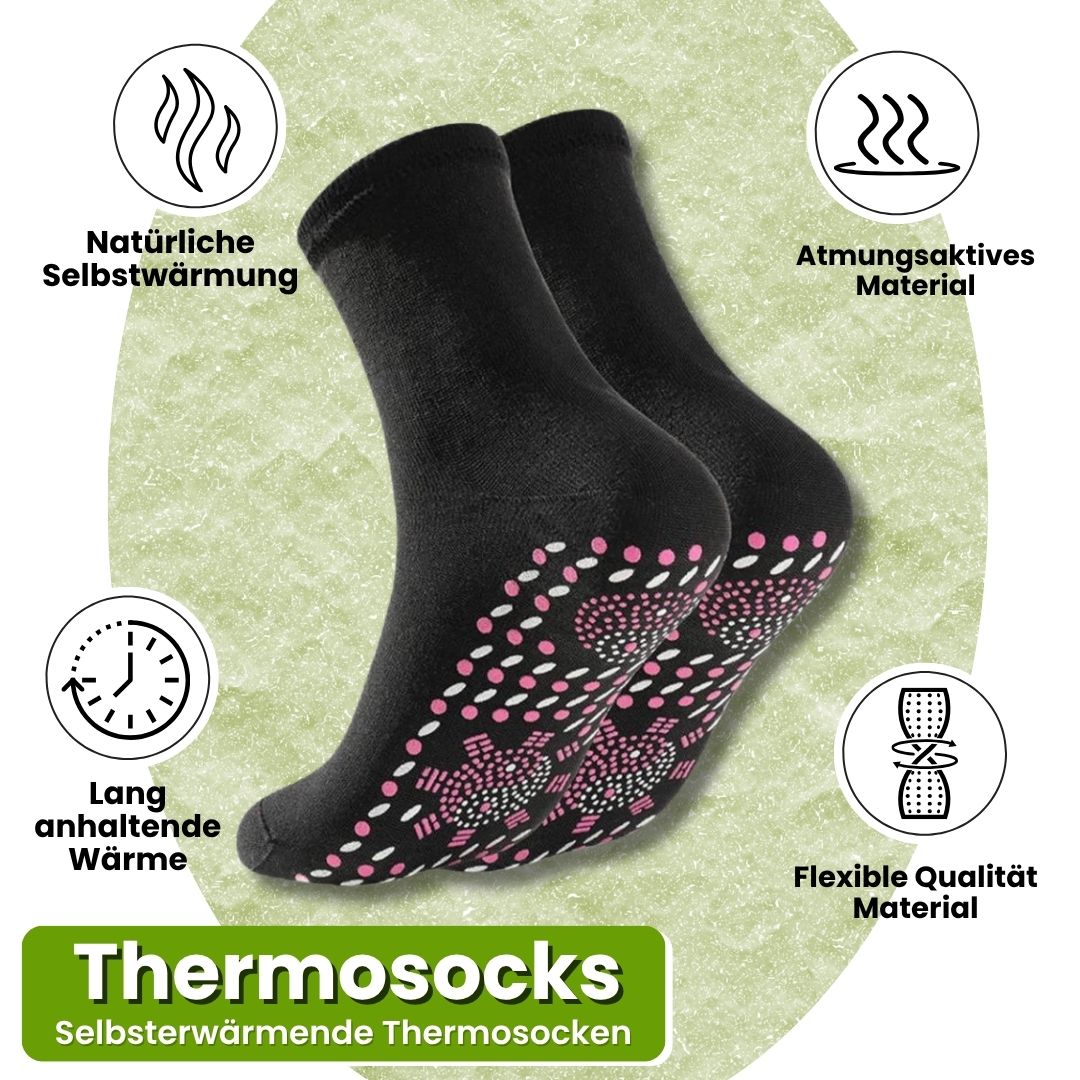 Basicxl | THERMOSOCKS – Selvopvarmende termostrømper, unisex, one-size