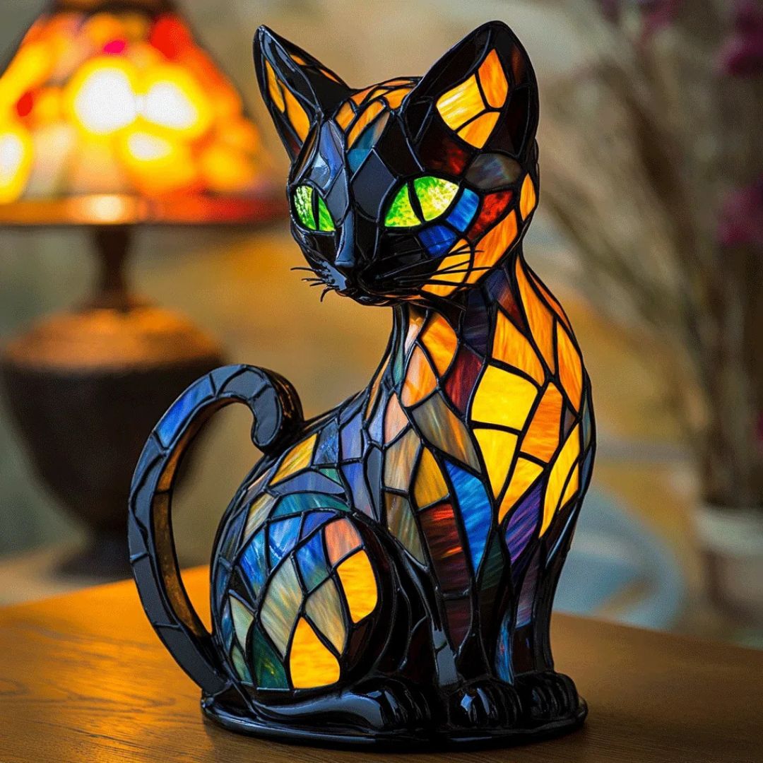 Basicxl | Lysende kat – håndlavet lampe til ArRødo Interni