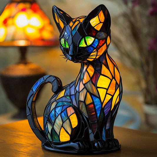 Basicxl | Lysende kat – håndlavet lampe til ArRødo Interni