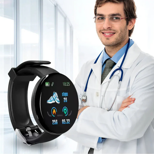 Basicxl | HealthFit – Smartwatch til sundhed og fitness – Model 2025