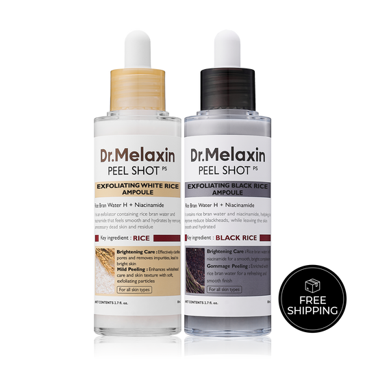 Basicxl | Peel Shot Glow – En lysende ansigtsserie med risekstrakter