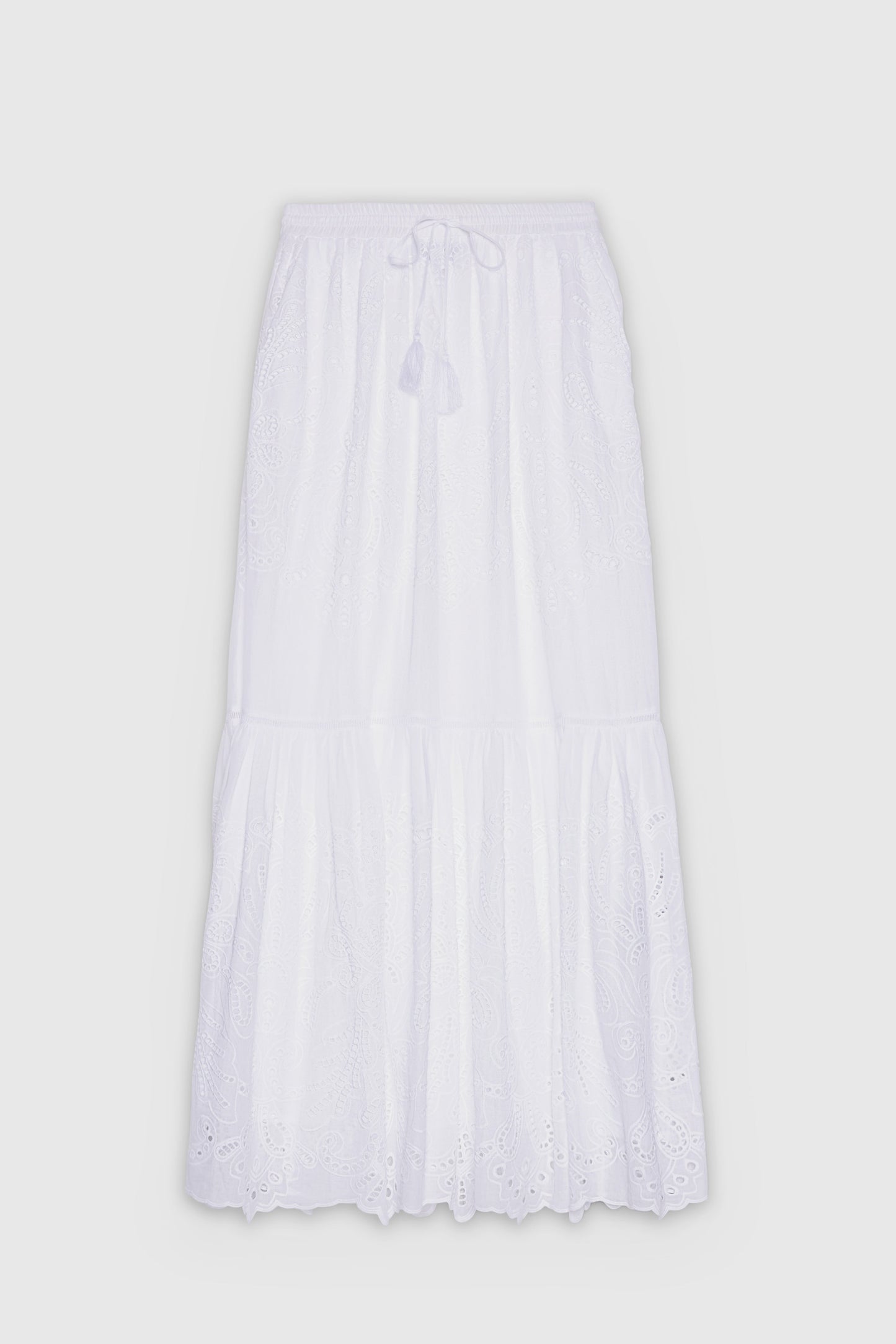 BASICXL LANG FRYSET NEDERDEL I BRODERIE ANGLAISE