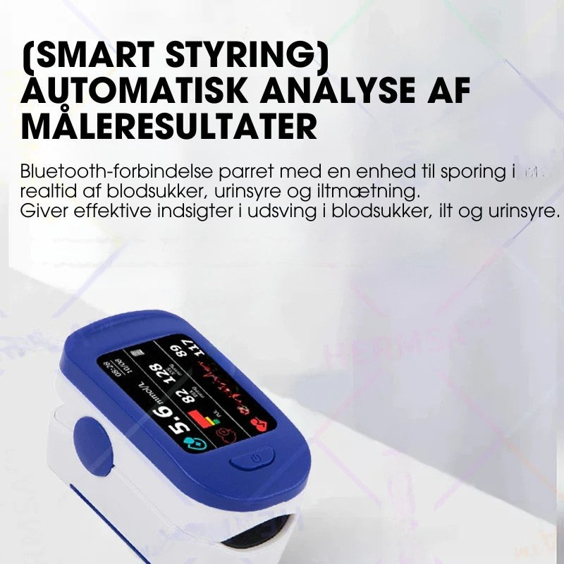 BasicXL | Finger Pulsoximeter – Blodilt & Pulsmåler (Ikke-invasiv & Hurtig Måling)