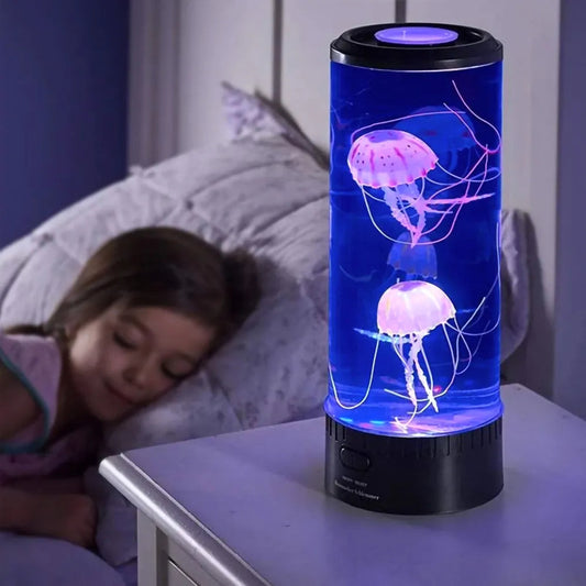 Basicxl | AquaLuma – LED-lampe med vandmænd, der skaber en afslappende stemning
