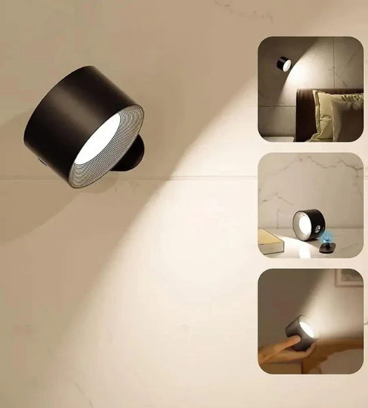 Basicxl | Dæmpbar LED-væglampe med fjernbetjening og touch-funktion