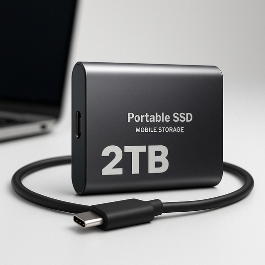 Basicxl | Ultrahurtig bærbar ekstern SSD-harddisk til pc'er og bærbare computere