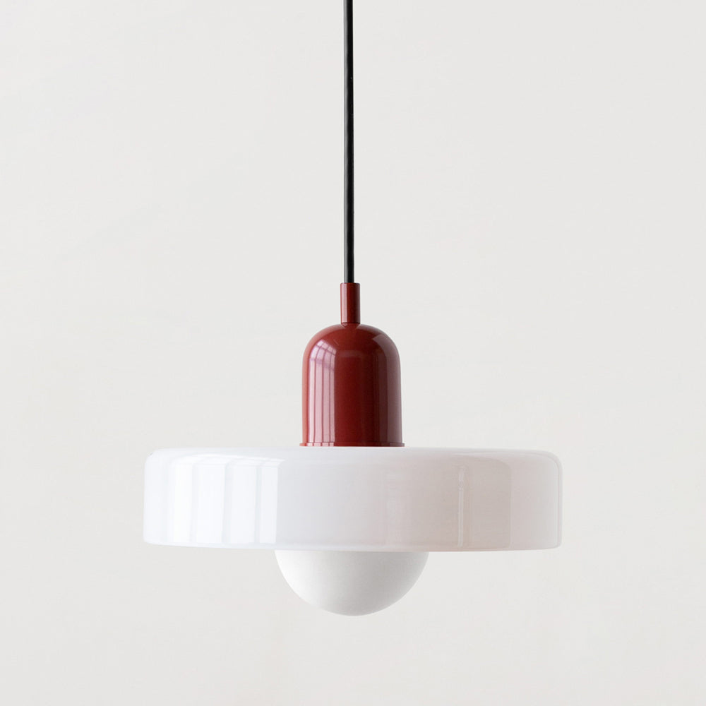 Basicxl | Bauhaus-pendel i farvet glas – design