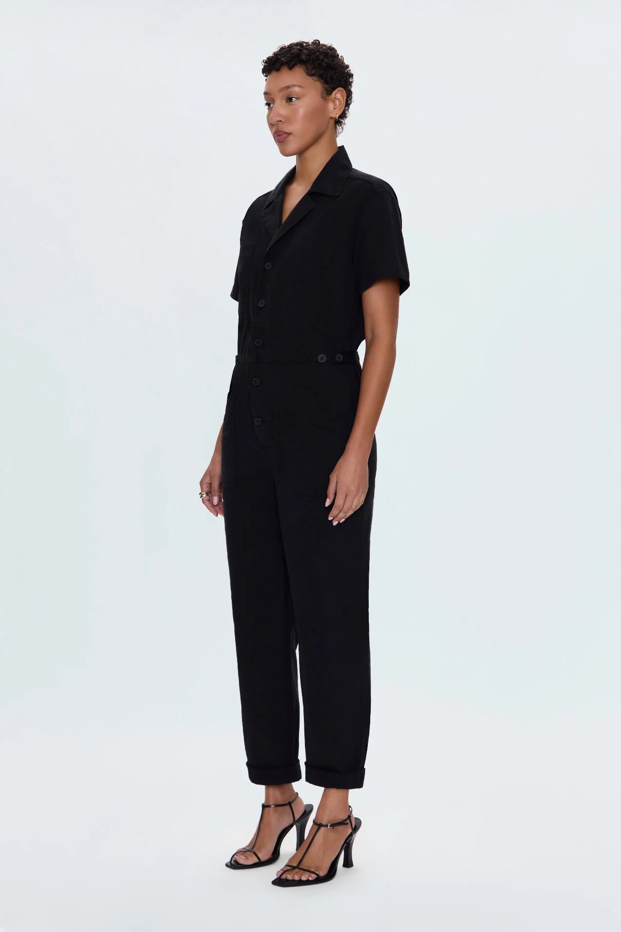 Basicxl | Grover Relaxed Fit Jumpsuit – Sort Fadet