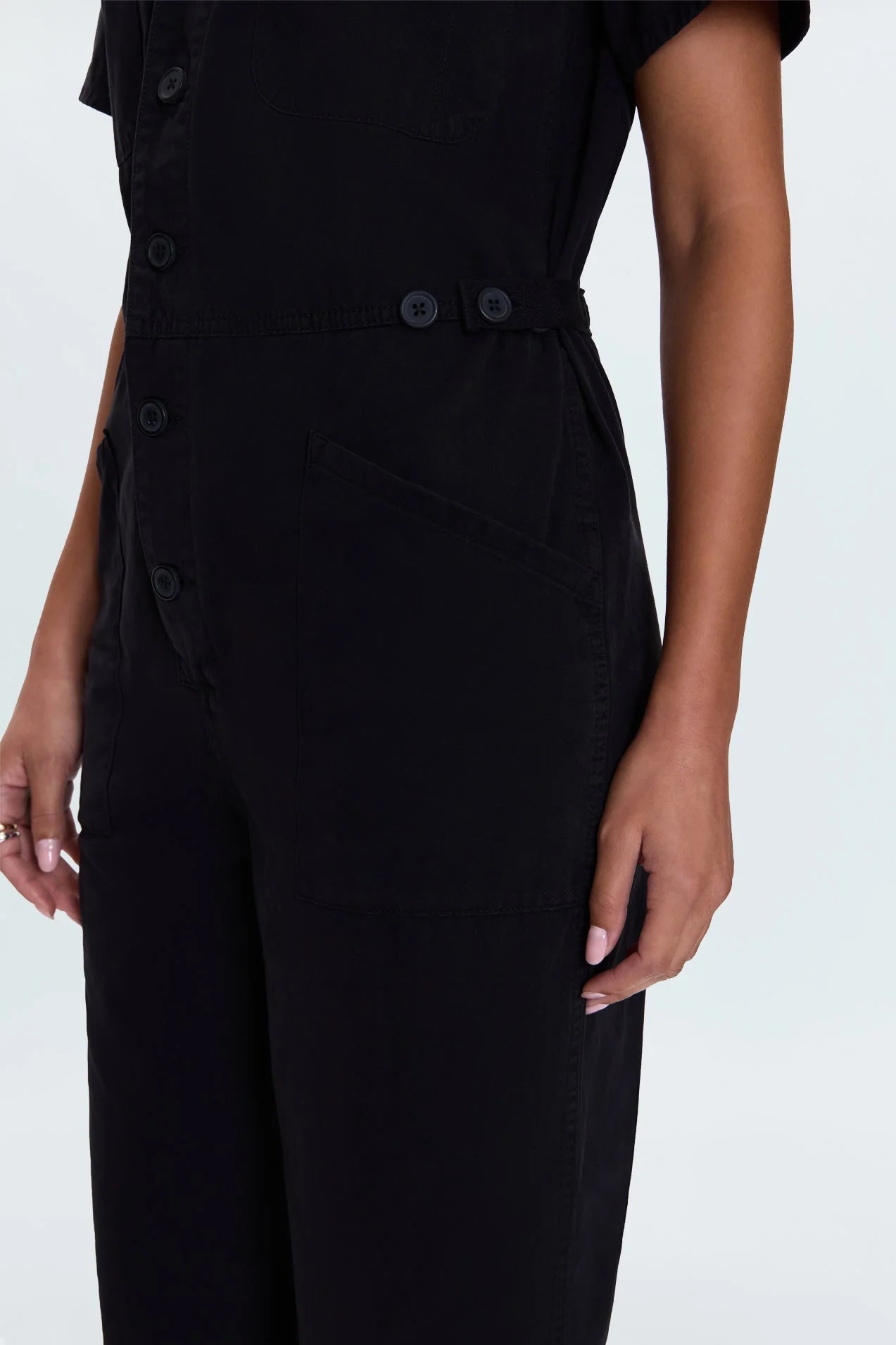 Basicxl | Grover Relaxed Fit Jumpsuit – Sort Fadet