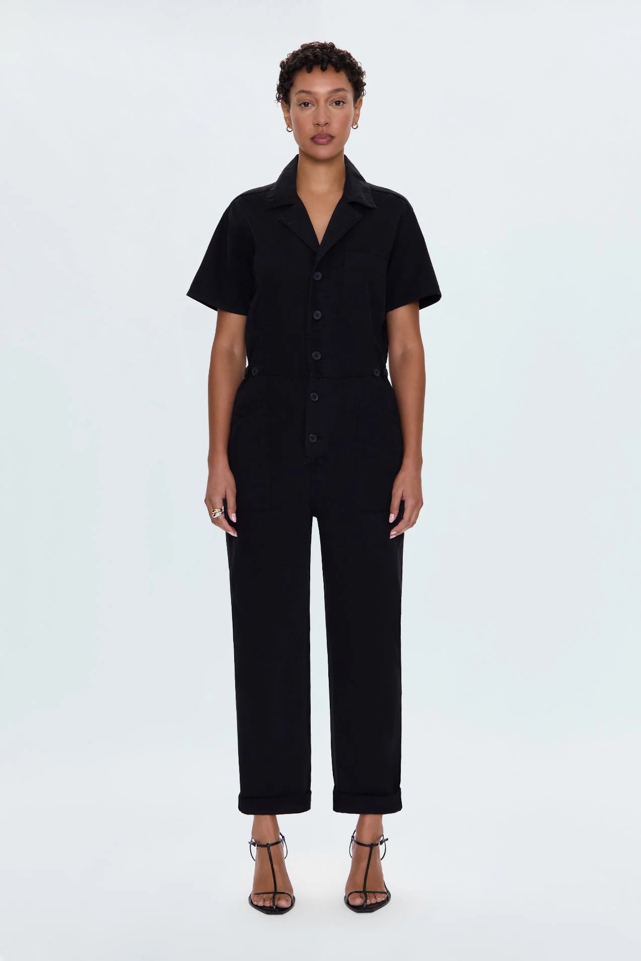 Basicxl | Grover Relaxed Fit Jumpsuit – Sort Fadet
