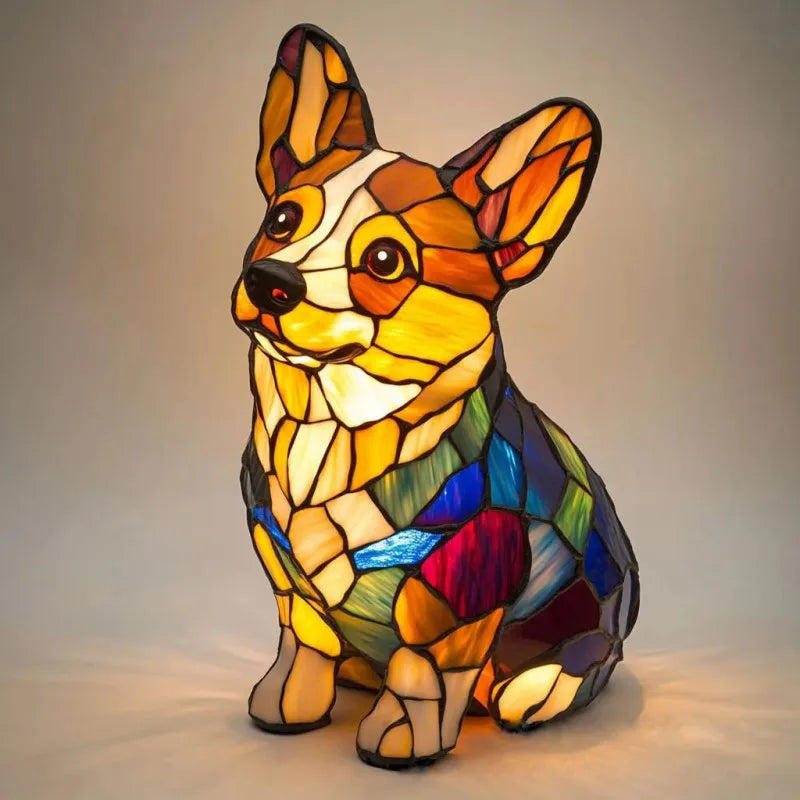 Basicxl | Corgi Glanzlicht-lampe – Kreativ LED-belysning til haven og altanen