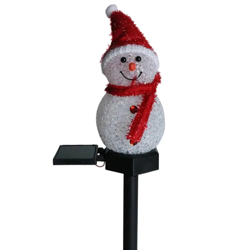 Basicxl | Ledsen Snowman - Vandtæt Solcelle-Snemandslampe