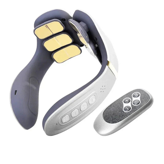 Basicxl | NeuroRelief – Bærbar elektrisk nakkemassager med magnetterapi og impulsbehandling