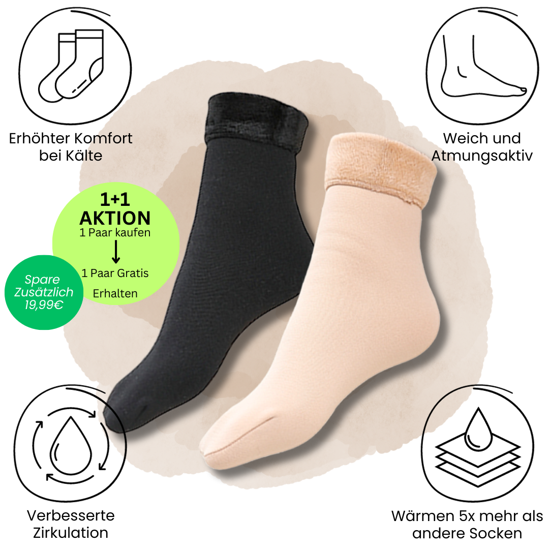 Basicxl | Comfysocks Termiske – tilbud: 1+1 gratis – maksimal varme