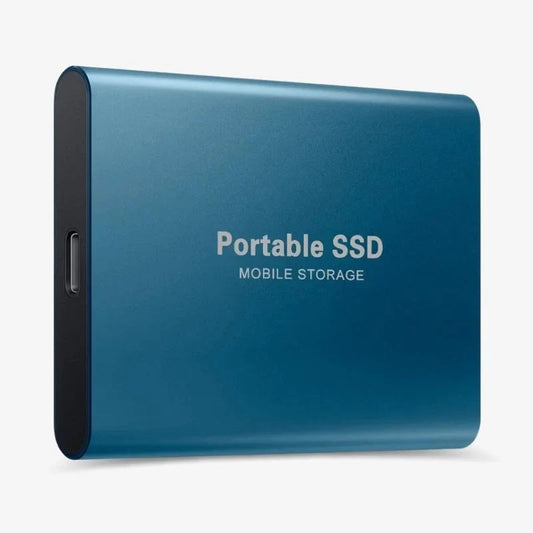 Basicxl | Ekstern SSD-harddisk – Bærbar USB-harddisk i aluminiumskabinet