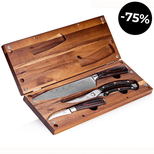 Basicxl | Outdoor knivsæt | 2i1
