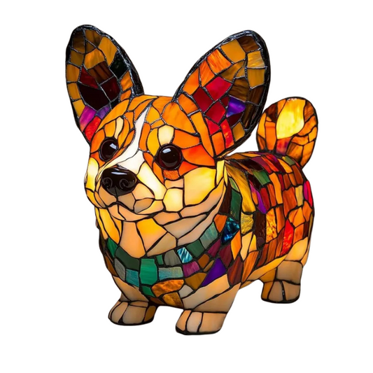 Basicxl | Corgi Glanzlicht-lampe – Kreativ LED-belysning til haven og altanen