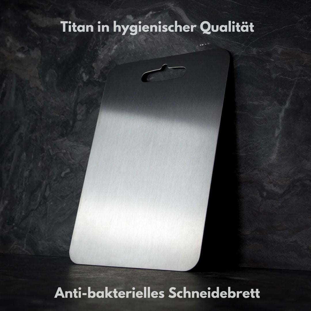 Basicxl | TitanX – Professionelt skærebræt i 100 % rent titan af fødevarekvalitet
