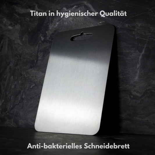 Basicxl | TitanX – Professionelt skærebræt i 100 % rent titan af fødevarekvalitet