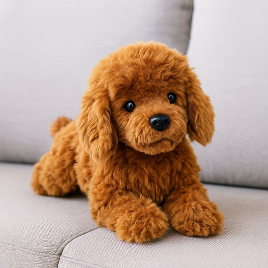 Basicxl | Plysdyr i form af en hund – Blødt teddyhundehvalp til børn