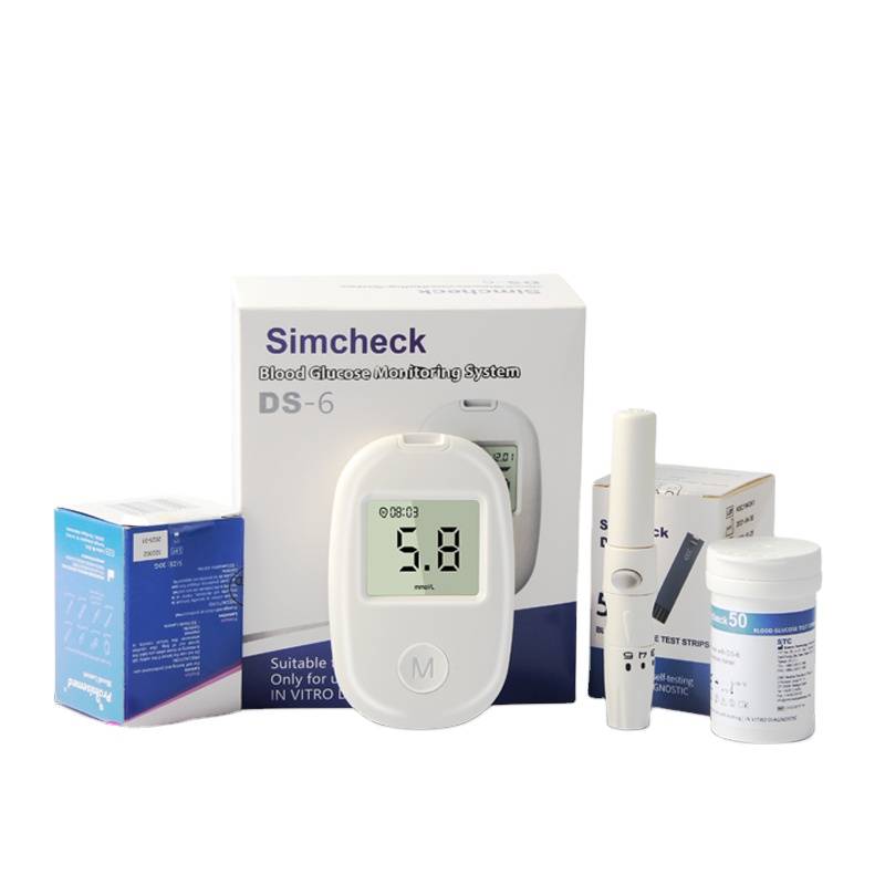Basicxl | Præcis Blodsukkermåler (Glucometer) – Hurtig & Nem Måling derhjemme (DS-6)