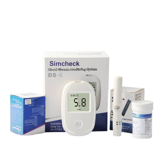 Basicxl | Præcis Blodsukkermåler (Glucometer) – Hurtig & Nem Måling derhjemme (DS-6)