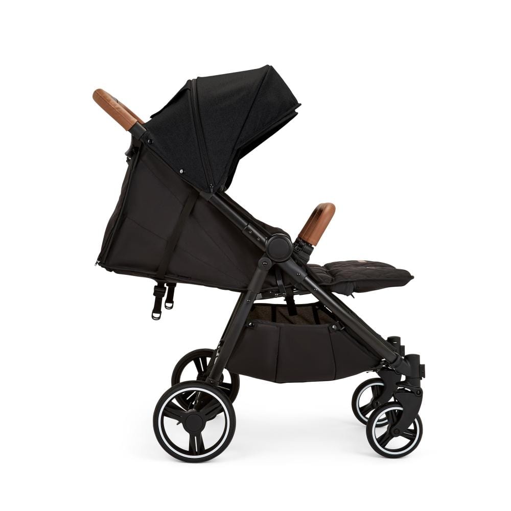 Ickle Bubba Venus Prime Double Stroller - Black Tan
