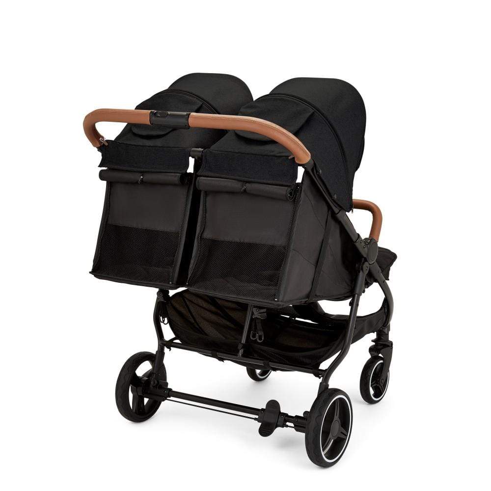 Ickle Bubba Venus Prime Double Stroller - Black Tan