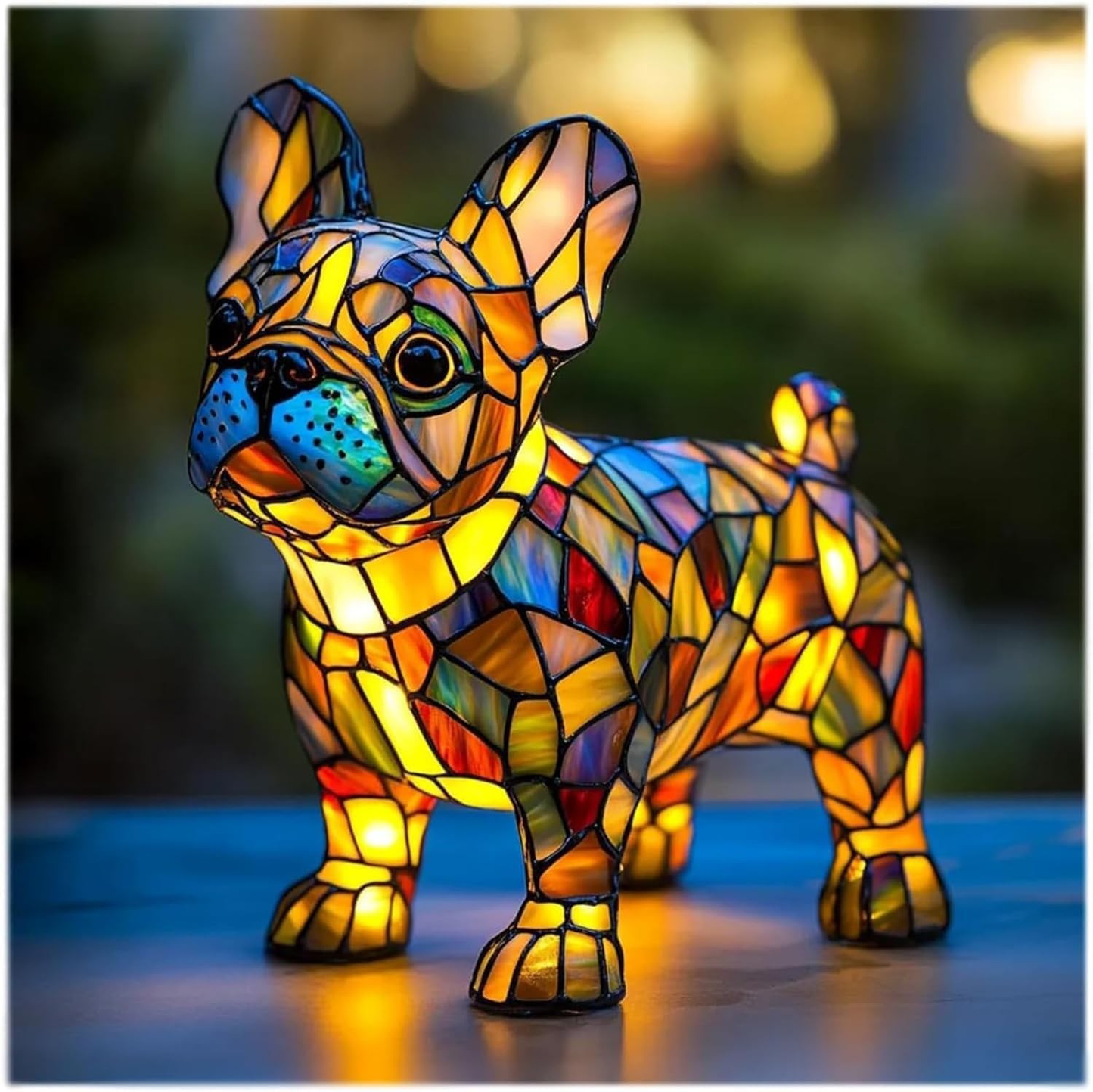 BasicXL | Ledsen DogLamp – Moderne kunstnerisk plettet hunde ambient lampe