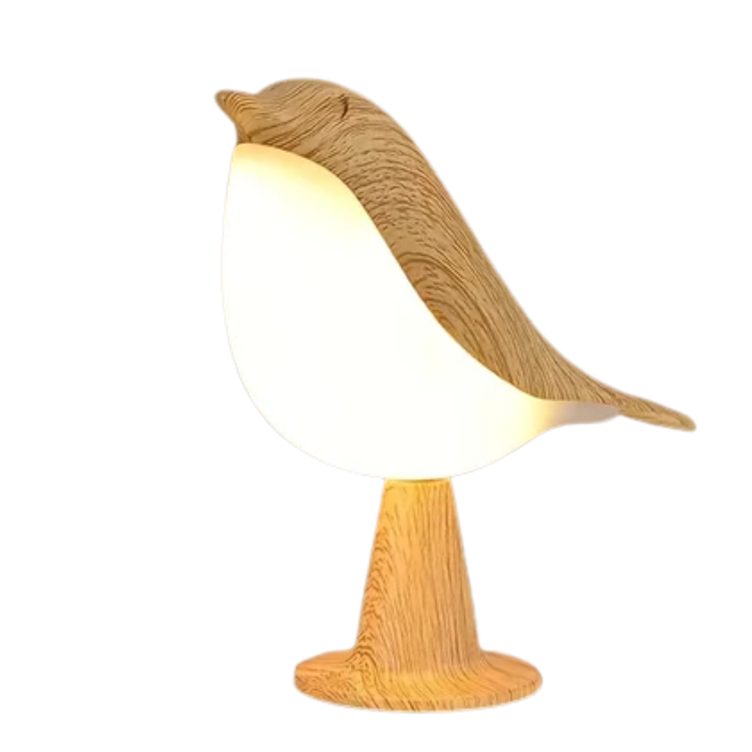 Basicxl | Ledsen BirdLamp - Bærbar Fjernbetjent LED Nattelys Sengekanten Fugl Lampe