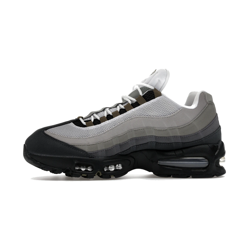 95 OG Big Bubble Black Medium Olive